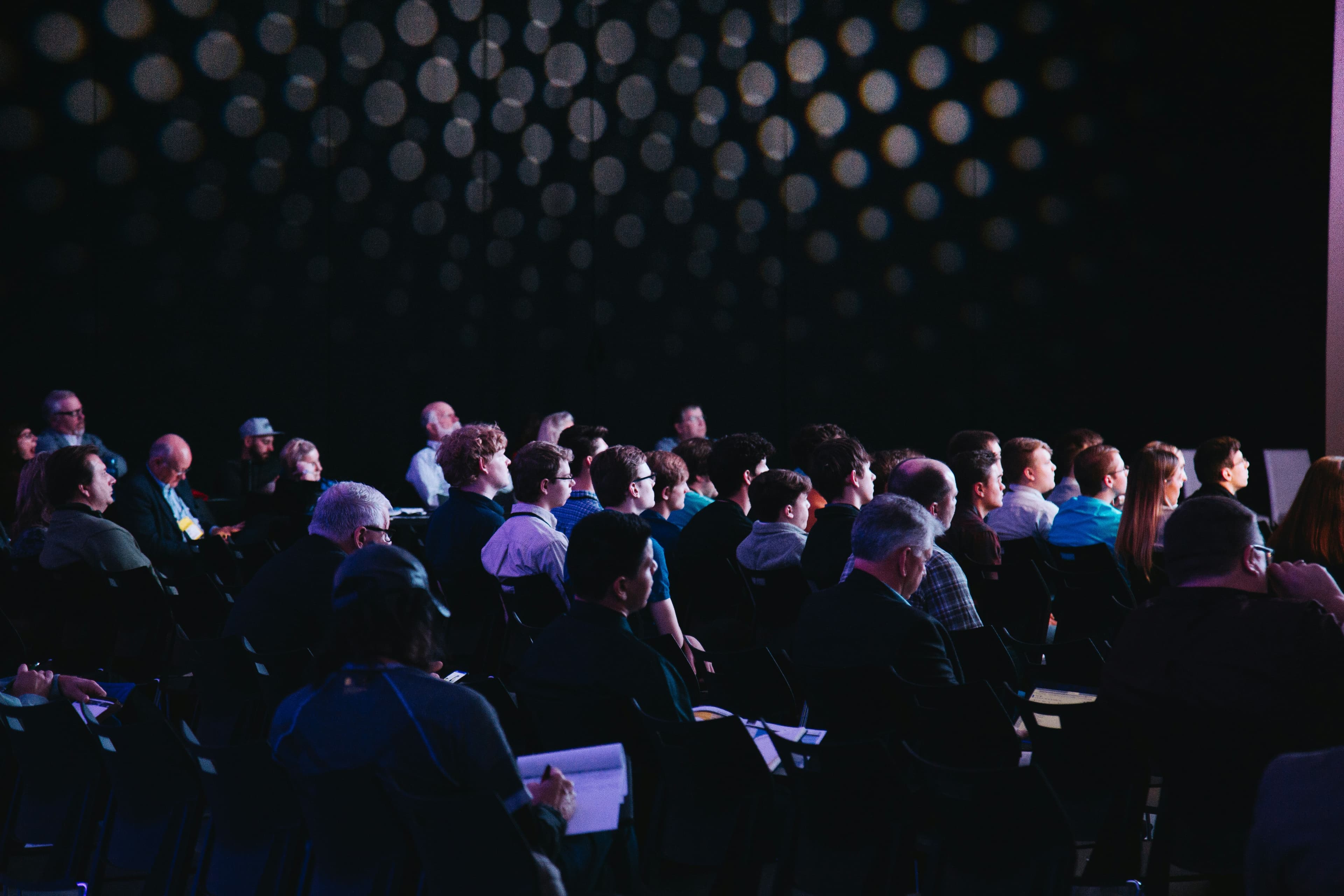 Audience attending the Seamless Exhibition conference